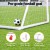 Everfit 8FT UPVC Soccer Football Goal with Knotted PE Mesh Net, Weatherproof, Portable, Durable Backyard Training Everfit 8FT UPVC Soccer Football Goal with Knotted PE Mesh Net, Weatherproof, Portable, Durable Backyard Training