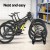 Giantz Weisshorn 3-Bike Stand Rack: Freestanding Steel Parking Holder, Powder Coated, 710x280x270mm, Smooth Finish