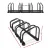 Giantz Weisshorn 4-Bike Stand Rack, Powder Coated Steel, Freestanding & Configurable, 950x280x270mm, Black Finish