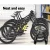 Giantz Weisshorn 4-Bike Stand Rack, Powder Coated Steel, Freestanding & Configurable, 950x280x270mm, Black Finish