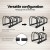 Giantz Weisshorn 4-Bike Stand Rack, Powder Coated Steel, Freestanding & Configurable, 950x280x270mm, Black Finish