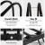 Giantz Weisshorn 4-Bike Stand Rack, Powder Coated Steel, Freestanding & Configurable, 950x280x270mm, Black Finish
