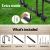 Giantz Weisshorn 4-Bike Stand Rack, Powder Coated Steel, Freestanding & Configurable, 950x280x270mm, Black Finish