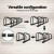Weisshorn 5-Bike Storage Rack - Freestanding Powder-Coated Steel Holder, Configurable, Scratch-Resistant, Easy Install