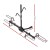 Giantz 2-Bike Carrier Rack, Foldable, Steel, 2" Hitch Mount, Scratch-Proof, Easy Access, Fits Most Vehicles, Black