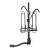 Giantz 2-Bike Carrier Rack, Foldable, Steel, 2" Hitch Mount, Scratch-Proof, Easy Access, Fits Most Vehicles, Black