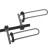 Giantz 2-Bike Carrier Rack, Foldable, Steel, 2" Hitch Mount, Scratch-Proof, Easy Access, Fits Most Vehicles, Black