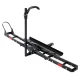 Giantz Heavy-Duty Motorcycle Carrier Rack Ramp, Adjustable 2'' Towbar, 500lbs Capacity, Powder-Coated Steel, Black