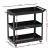 Giantz Black 3-Tier Tool Cart Trolley - Steel, 150kg Capacity, Lockable Castors, Screwdriver Holder, 79x35.5x74