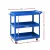 Giantz 3-Tier Blue Tool Cart Trolley – Steel, 150kg Capacity, Lockable Castors, Screwdriver Holder, 79x35.5x74