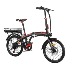 Everfit Folding Electric Bike 20 Inch Urban City Commuter, 250W Motor, 36V 10.4Ah Battery, Shimano 7-Speed, Alloy Frame