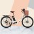 Everfit 26" Electric City Bike, 250W Brushless Motor, 7-Speed, 36V 13Ah Battery, Aluminium Frame, Basket, Blue/White