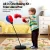 Everfit Kids Punching Bag Stand Set 76-112cm Adjustable | PVC, Polyethylene & Iron | Includes Gloves & Pump | Ages 6-12