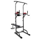 Everfit 8-in-1 Home Gym: Multi-Function Weight Bench, Chin Up Bar, Bench Press, 380kg Capacity, Steel Frame, Grey