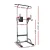 Everfit 4-in-1 Home Gym Tower: 200kg Capacity, Powder-Coated Steel, Adjustable Pull-Up Bar, Sweat-Proof Cushioning