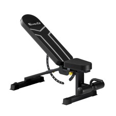 Everfit Adjustable FID Weight Bench, 14 Level Backrest, Heavy-Duty Steel, 450kg Capacity, PU Leather, Home Gym