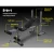 Everfit 8-in-1 Adjustable Weight Bench, Steel Frame, 200kg Capacity, Incline Levels, Home Gym Workout Station
