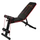 Everfit Adjustable FID Weight Bench - 150kg Capacity, Steel Frame, 6-Position Backrest, PU Leather, Home Gym Essential