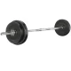 Everfit 38kg Barbell Set - Rubber-Covered Weight Plates & 168cm Steel Bar for Full-Body Home Gym Workouts