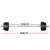 Everfit 58kg Barbell Set with Rubber-Covered Weight Plates & 168cm Steel Bar for Home Gym Full Body Workout