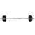 Everfit 58kg Barbell Set with Rubber-Covered Weight Plates & 168cm Steel Bar for Home Gym Full Body Workout