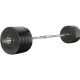 Everfit 88kg Barbell Set - Rubber-Covered Weight Plates, Chrome-Plated Steel Bar, 168cm, Home Gym Essential