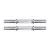 Everfit 45cm Chrome Plated Steel Dumbbell Bar Set – 150kg Capacity with 4 Spring Collars for Home Gym Workouts