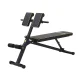 Everfit Adjustable Roman Chair Weight Bench - 150kg Capacity, PU Padded, 10 Heights, 2 Incline Levels, Space-Saving Design