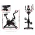 Everfit 6kg Flywheel Spin Bike - Adjustable Steel Frame, LCD Monitor, Silent Drive & Phone Holder, Home Gym