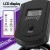 Everfit Spin Bike - Bluetooth Connectable, Adjustable Resistance, LCD Monitor, 13kg Flywheel, Compact Home Gym Fitness