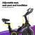 Everfit Spin Bike - Bluetooth Connectable, Adjustable Resistance, LCD Monitor, 13kg Flywheel, Compact Home Gym Fitness