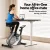 Everfit Under Desk Exercise Bike with Magnetic Resistance, LCD, 120kg Capacity, Adjustable Seat, Ultra-Quiet