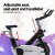 Everfit 15kg Flywheel Spin Bike, Silent Belt Drive, Adjustable Seat, LCD, 120kg Capacity, Home Gym Fitness