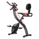 Everfit Folding Magnetic Exercise Bike, Steel X-Frame, 8 Resistance Levels, LCD, Resistance Rope, 100kg Capacity