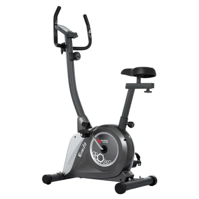 Everfit Magnetic Exercise Bike - Upright Home Gym, 4kg Flywheel, 8 Resistance Levels, Adjustable Seat, Digital Monitor