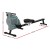 Everfit Rowing Machine 16-Level Magnetic Rower, Steel Glide Rail, Bluetooth APP, Foldable Home Gym Cardio 100kg
