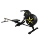 Everfit Air Rower Rowing Machine - 8 Resistance Levels, Steel Rail, Foldable Design, LCD, 150kg Capacity, Black