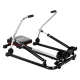 Everfit Rowing Machine: Hydraulic Resistance, Steel Frame, LCD Monitor, Foldable Design, 200kg Capacity