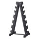 Everfit 6 Tier Dumbbell Rack 200kg Capacity, Steel A-Frame Stand, Space Saving Home Gym Storage, 53.5x41.5x104cm