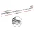Everfit 168CM Chrome Barbell Bar with Spring Collars, 150kg Capacity, Fits 31-35mm Plates for Home Fitness