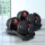 Everfit Adjustable Dumbbells 24kg Set - Non-Slip Handle, Plastic-Coated Iron Plates, 15 Weight Combinations
