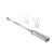 Everfit 1.2m Olympic Training Bar, 80kg Capacity, Cast Iron Handles, A3 Alloy Steel, Non-Slip Knurling, Silver