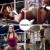 Everfit 1.2m Olympic Training Bar, 80kg Capacity, Cast Iron Handles, A3 Alloy Steel, Non-Slip Knurling, Silver