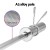 Everfit 1.2m Olympic Training Bar, 80kg Capacity, Cast Iron Handles, A3 Alloy Steel, Non-Slip Knurling, Silver