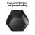 Everfit 20kg Hex Dumbbells Set, 2x10kg Rubber Coated Cast Iron Weights, Non-Slip Handles, Home Gym Workout