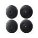 Everfit 30kg Barbell Weight Plates Set, Rubber-Coated Cast Cement, 31mm Standard Home Gym Fitness Equipment