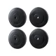 Everfit 30kg Barbell Weight Plates Set Rubber Coated Cast Cement 31mm Standard Home Gym Strength Training