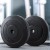Everfit 40kg Barbell Weight Plates Set, 4x10kg Rubber-Coated Cast Cement, 31mm Standard Home Gym Fitness