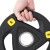 Everfit Olympic Weight Plate 5kg Cast Iron with Rubber Coating, 3-Grip, 51mm Hole for Barbells & Dumbbells, Black