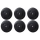 Everfit 60kg Barbell Weight Plates Set, Rubber Coated Cast Cement, 31mm Standard, Home Gym Fitness, 10kg x 6